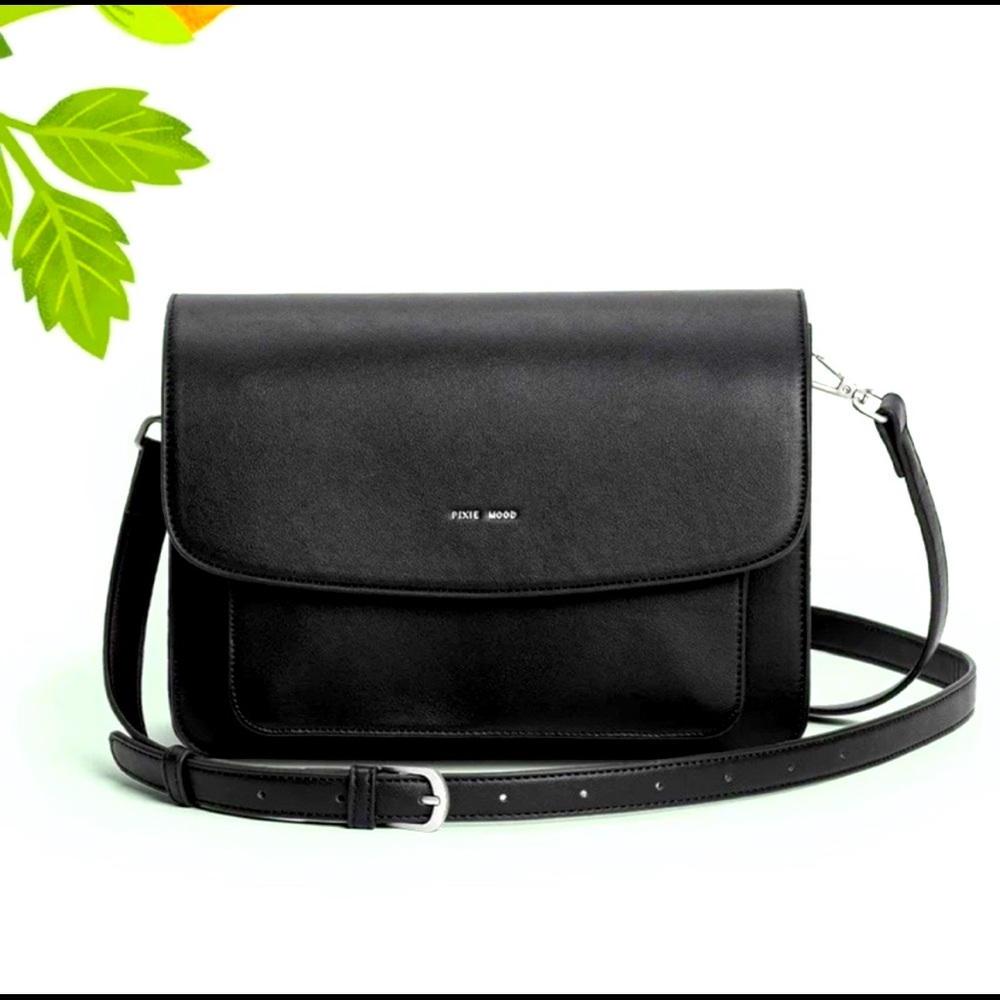 NWT Vegan PIXIE MOOD Zoe Crossbody Black Purse